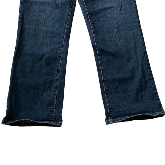 Chaps Woman's Size 6/28 Mid Rise Cop Kick Dark Wash Mid Rise Denim Jeans - Picture 7 of 8